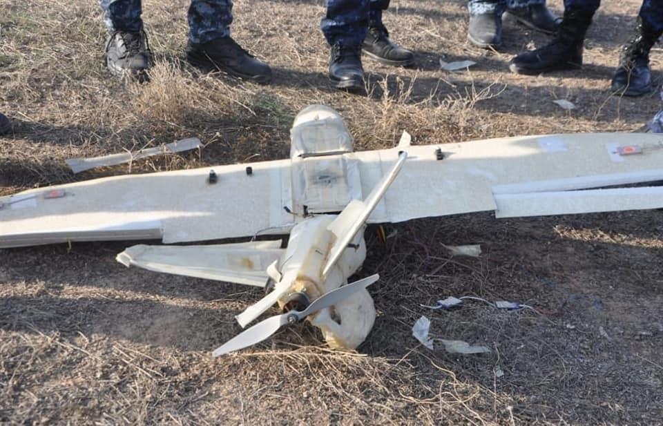 The Iraqi Federal Police finds to missiles and a drone near the Iraqi-Syrian borders