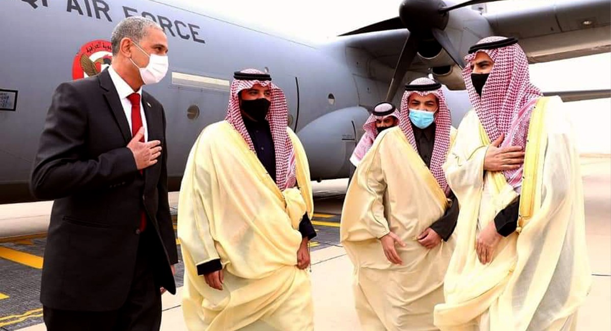 The Iraqi Interior Minister arrives in Saudi Arabia at the head of a high-level delegation 1613915680791