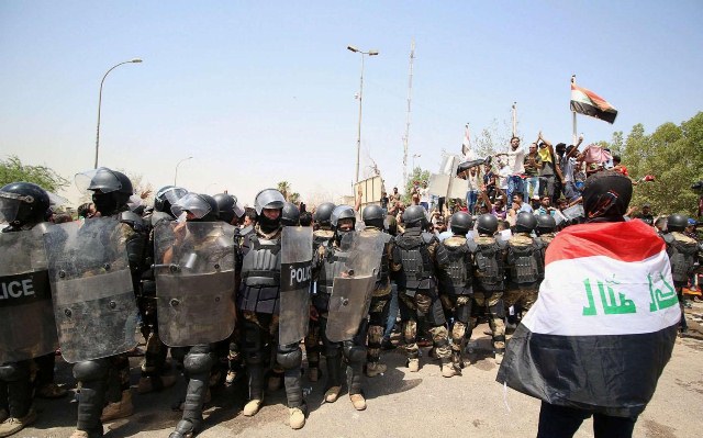 A protestor killed in Nasiriyah clashes