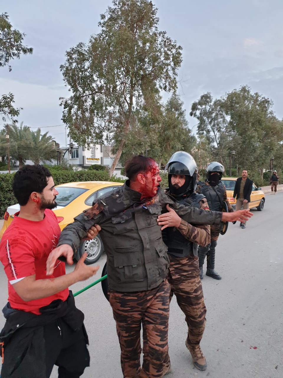 Dhi Qar police called for end to the “assaults” in Nasiriya
