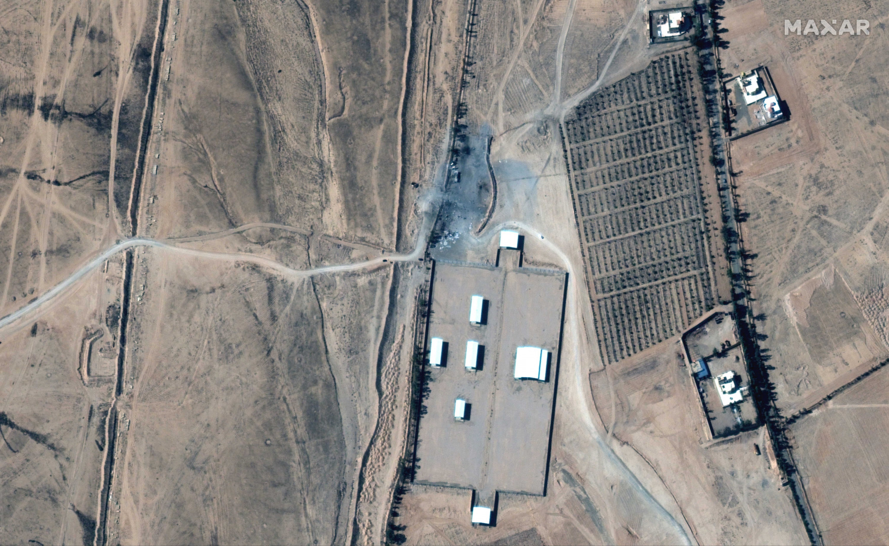 Satellite images reveal extent of damage caused by Biden administration's first military action