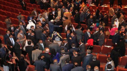 A brawl between Sunni blocs in the Iraqi Parliament 