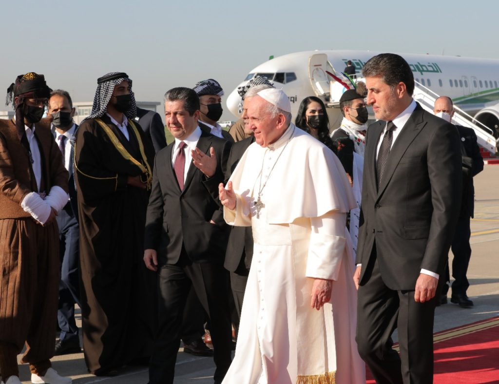 Kurdistan Presidency releases an official readout for the meeting with the Pope