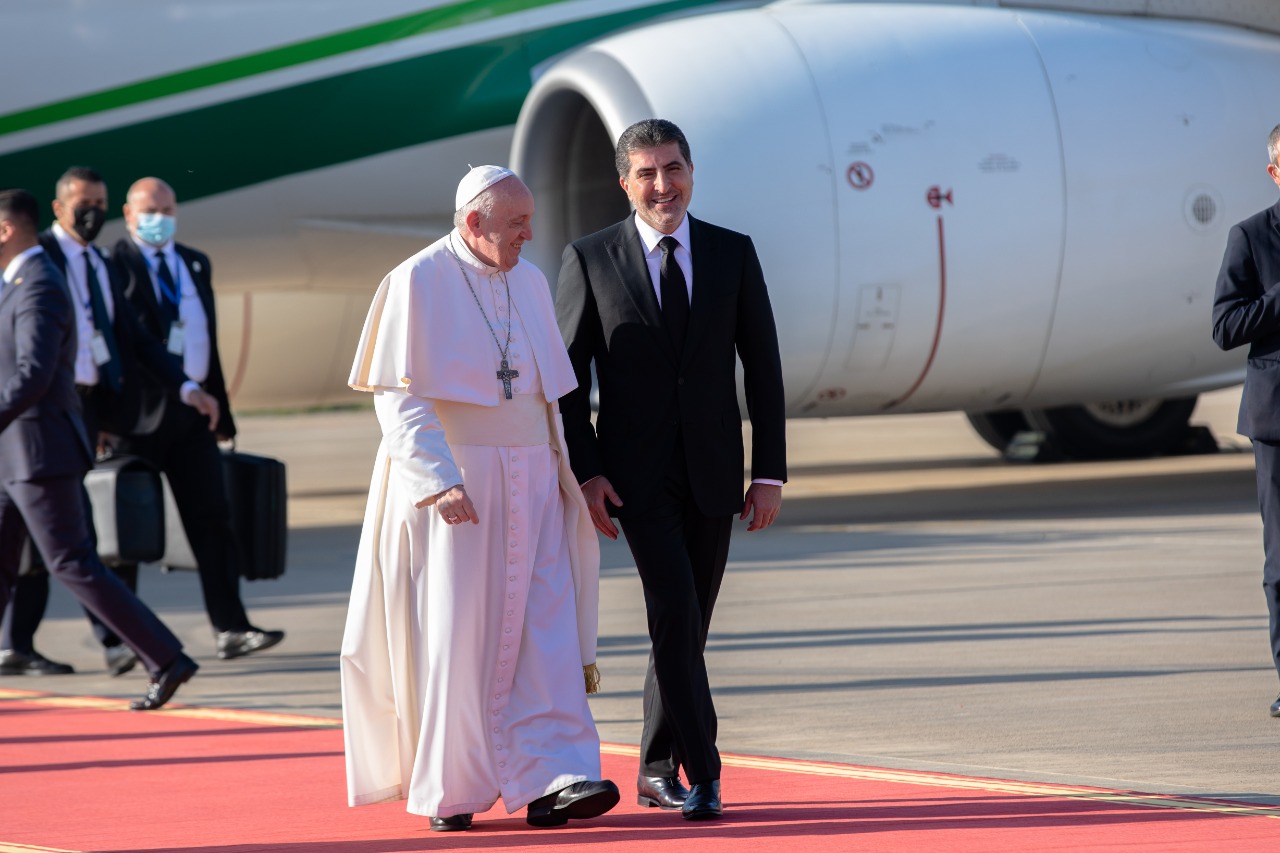 Kurdistan Presidency releases an official readout for the meeting with the Pope