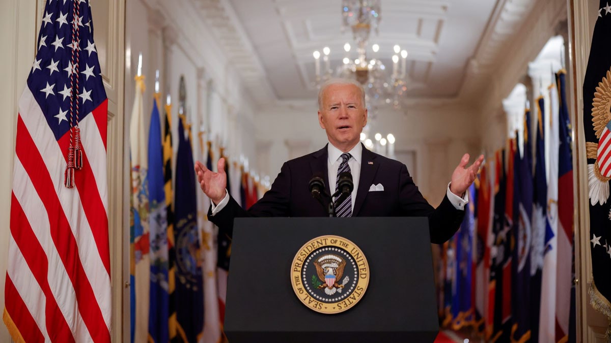 President Biden condemned “hate crimes” against Asian Americans 