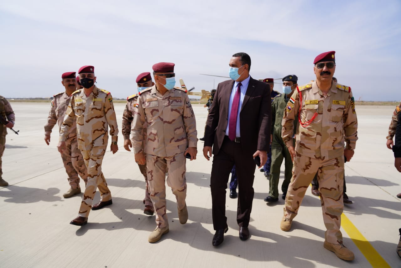 The Deputy Commander of Joint Operations arrives in Kirkuk