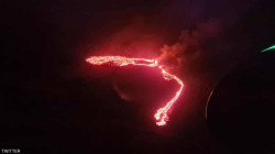 فيديو "مذهل" يرصد ثوران بركان في أيسلندا