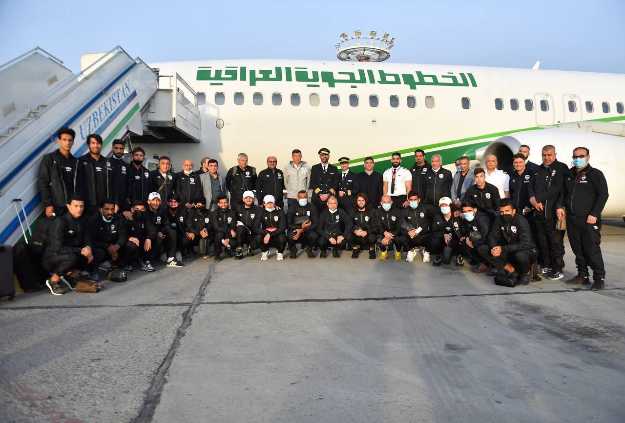 المنتخب العراقي يصل طشقند لخوض ودية أوزبكستان