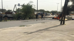 A motorcyclist killed in an explosion in Baghdad 