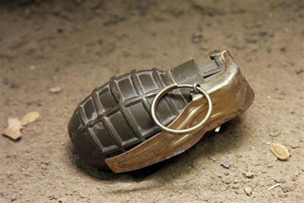A hand grenade dismantled in Baghdad 