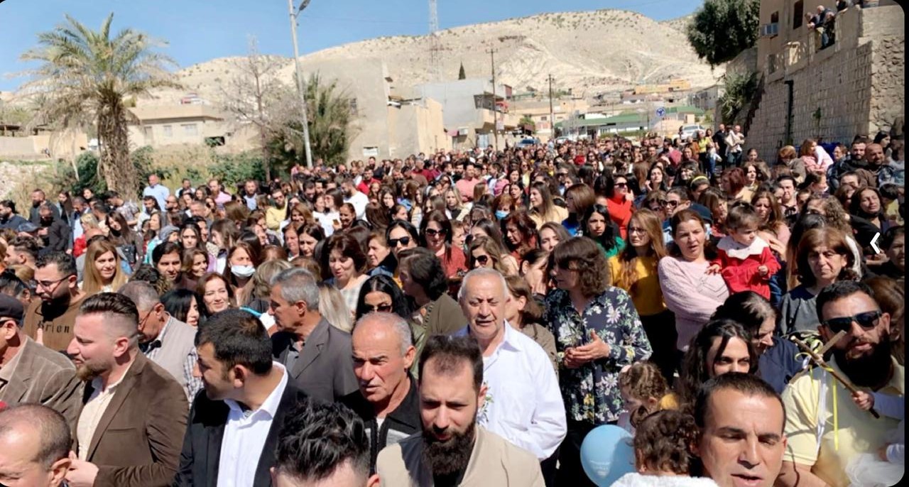 نينوى.. المسيحيون يحتفلون بـ"عيد السعانين"  
