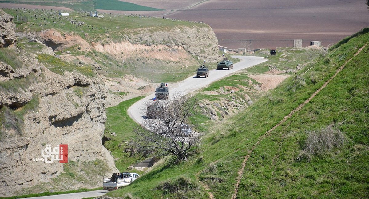 U.S. and Russian units patrol in northeastern Syria 