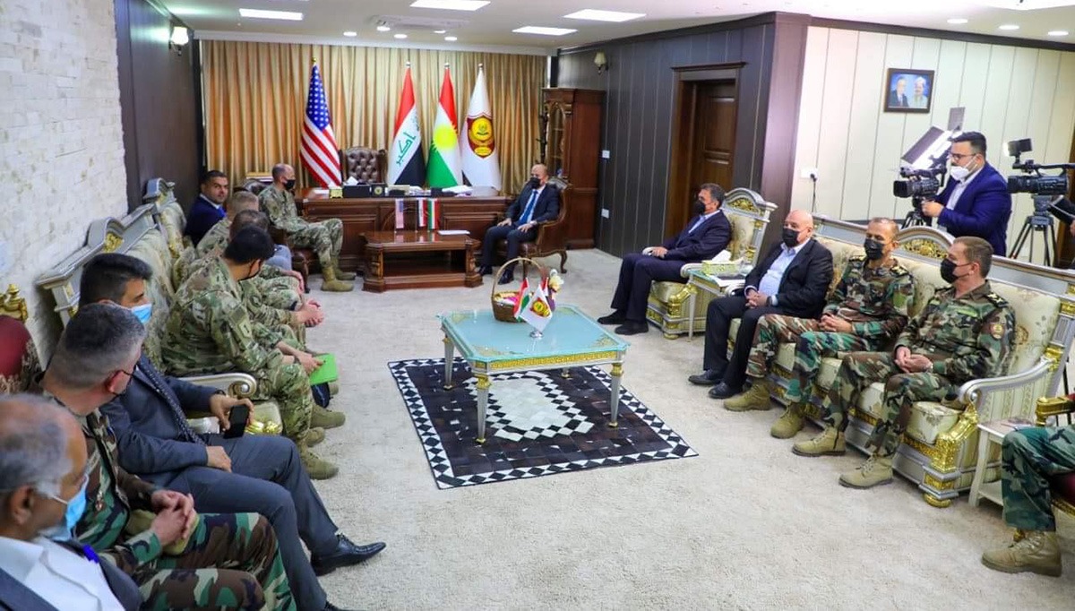 Peshmerga bids farewell to the U.S. official Teichert