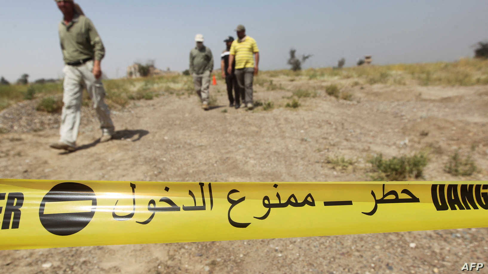 An explosive device kills a farmer, injures another south of Mosul