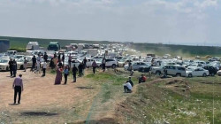 صورة.. المئات عالقون في سيطرة الاقامة على طريق موصل-  أربيل