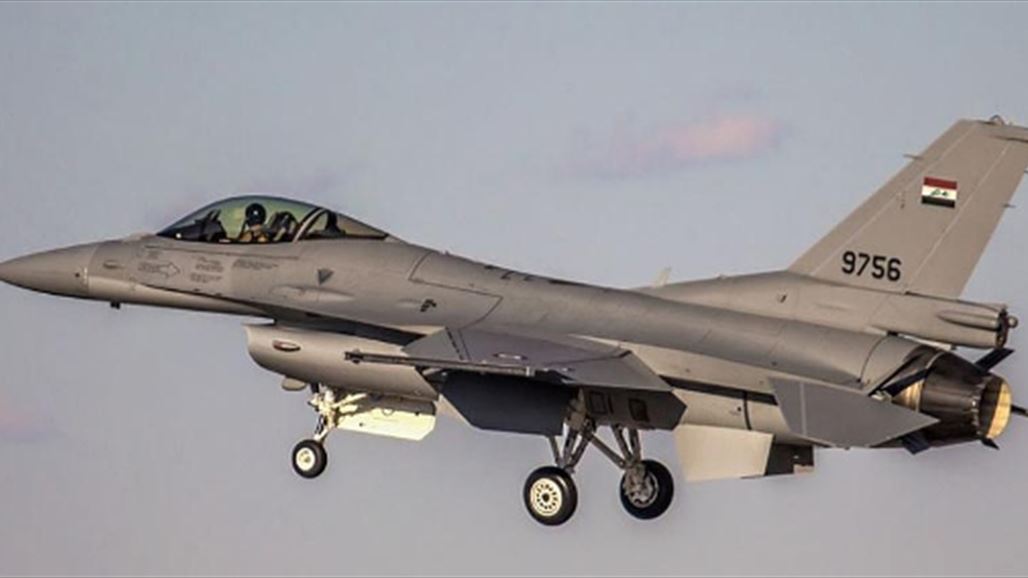 Iraqi F16 fighter jets destroy targets in Hamrin