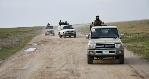 A joint force combs the Western desert areas of al-Anbar