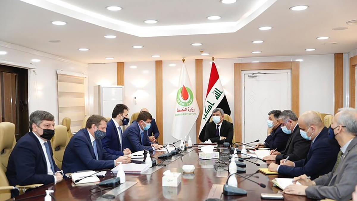 Iraqi Minister of oil meets Lukoil delegation 
