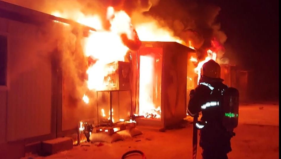 حريق يلتهم بنايتين تجاريتين بواسط وانتشال جثة وإنقاذ ستة أشخاص بحادث في بغداد