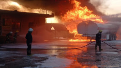 The Civil Defense Teams put out massive fires in Al-Muthanna 
