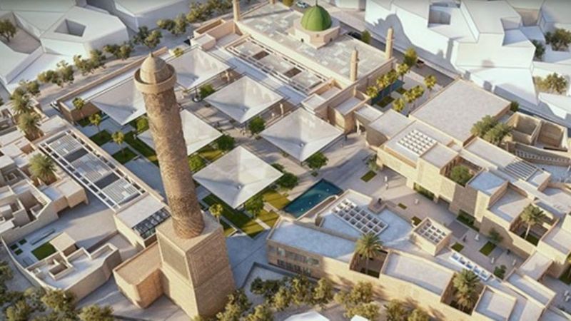 انتقادات لـ"حداثيته".. تصاميم مستوحاة من الخليج لإعادة ترميم جامع "الخلافة" بالموصل