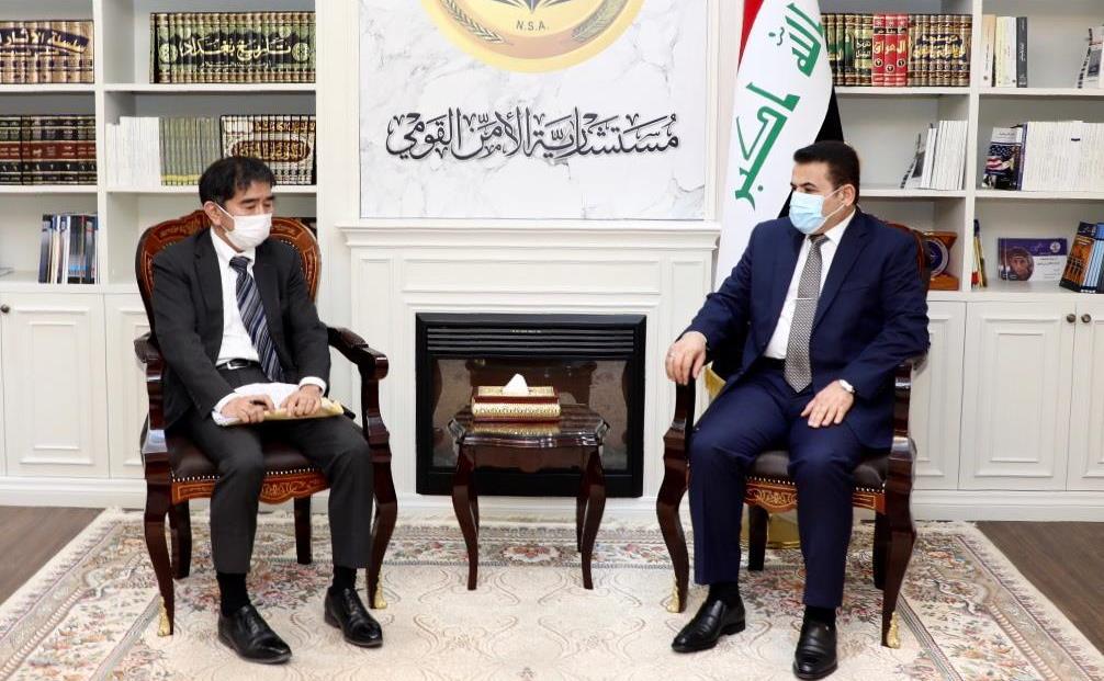 The Iraqi National Security Advisor hosts the Japanese Ambassador
