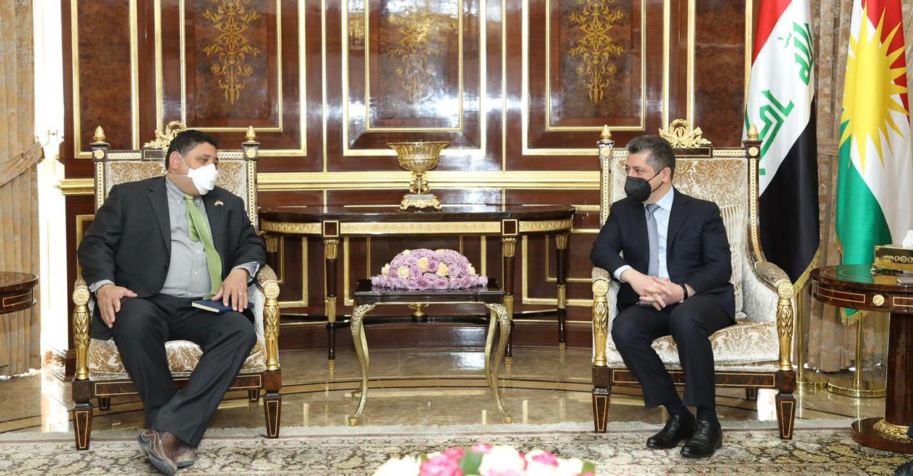 PM Barzani hosts the US Deputy Special Envoy to Syria