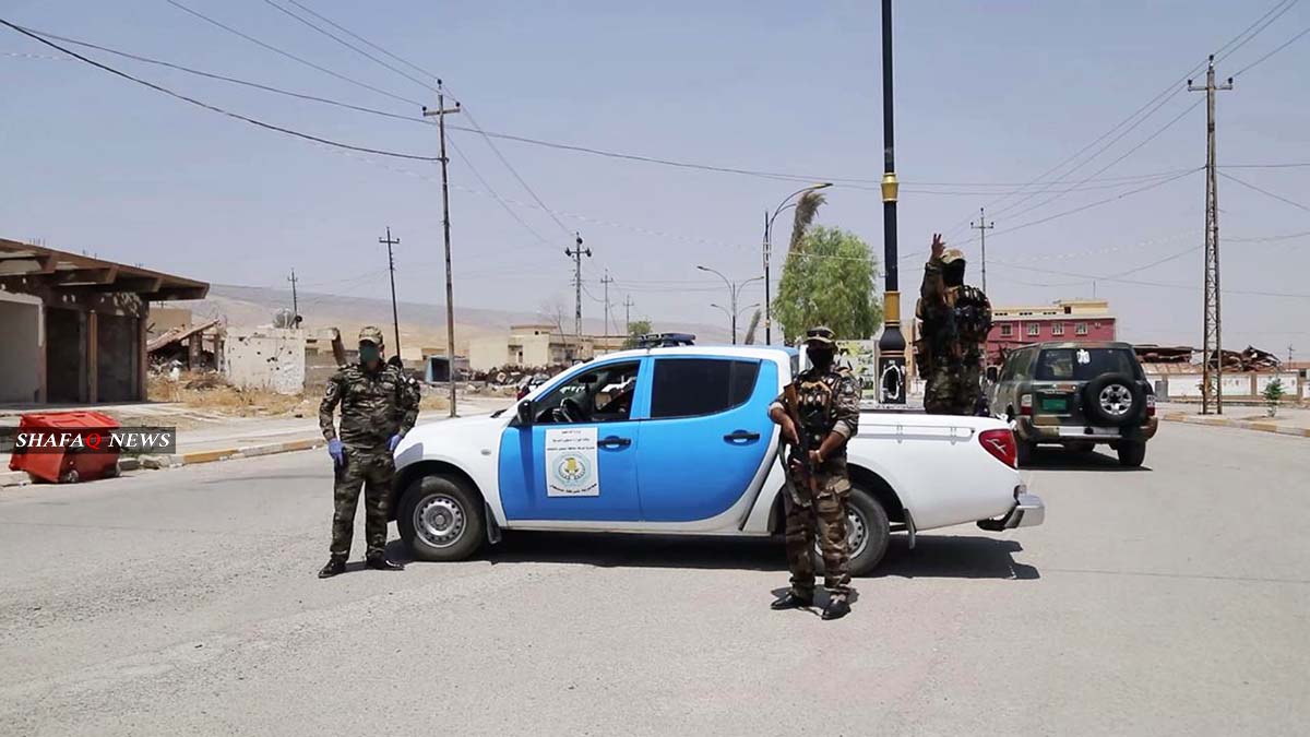 Two victims in a blast targeting an NSS patrol in Saladin