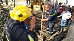 مصرع وإصابة ستة عمال بانهيار محطة وقود في ديالى (صور)