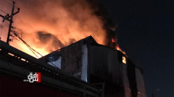 حريق يلتهم مجمعاً تجارياً في كركوك