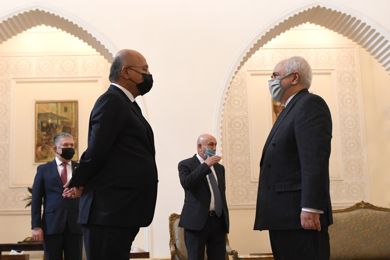 President Salih to Iran's Zarif: a strong Iraq is an asset to the entire region 