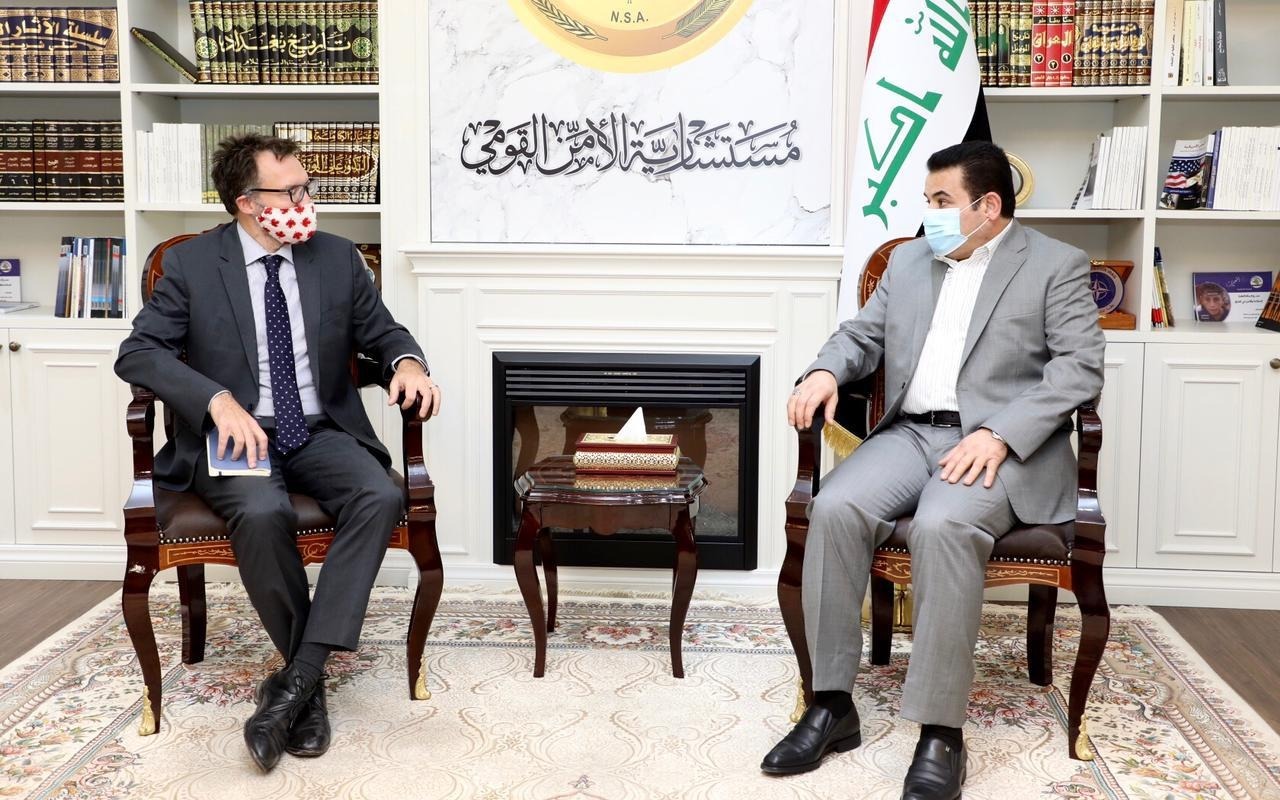 The National Security Advisor received the Canadian Ambassador to Iraq 