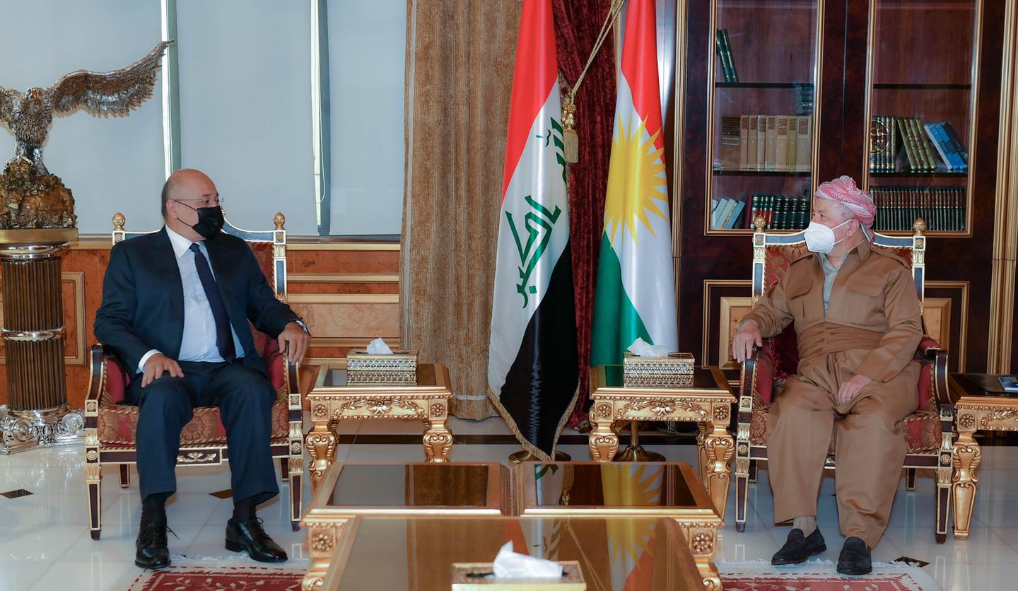 KDP leader and Iraqi President discuss ways of coordination for stability on the Iraqi territory