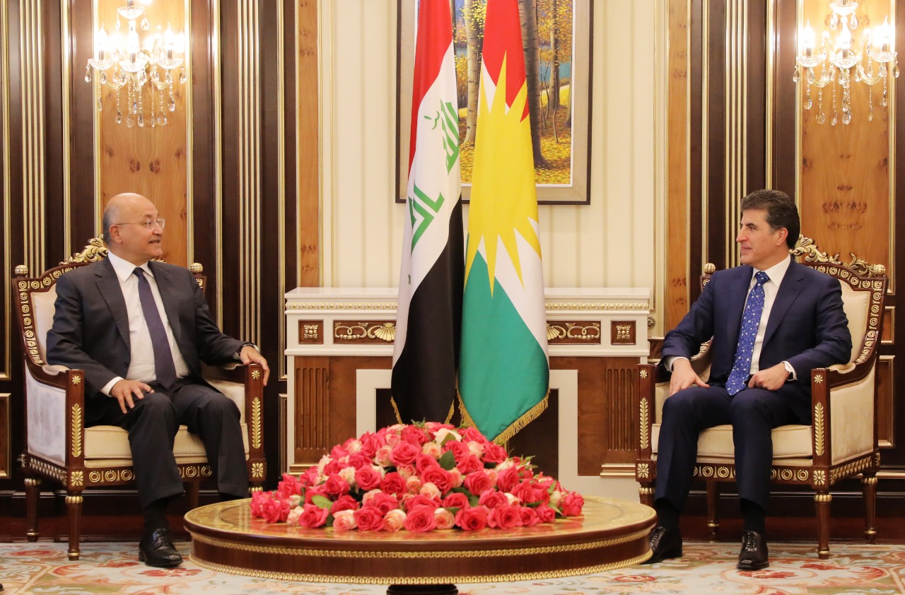 Presidents Salih and Barzani meet in Erbil