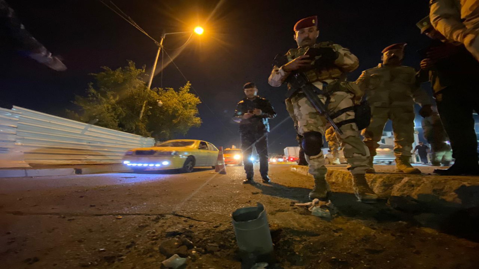 خلية الاعلام الأمني تؤكد وقوع قصف صاروخي قرب مطار بغداد الدولي