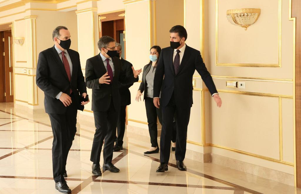 President Barzani hosts the US delegation in Erbil