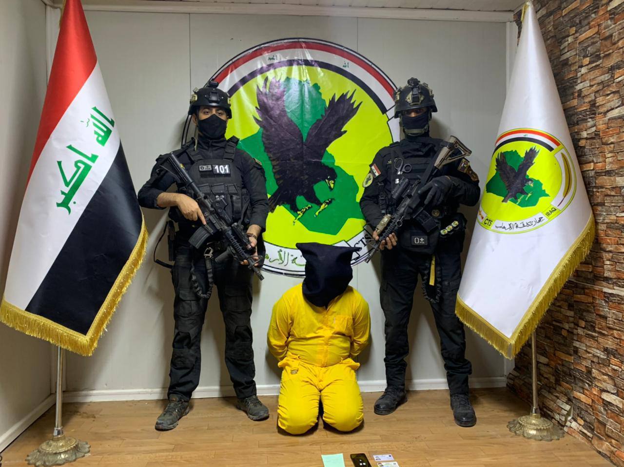 Five terrorists arrested in three Iraqi governorates 