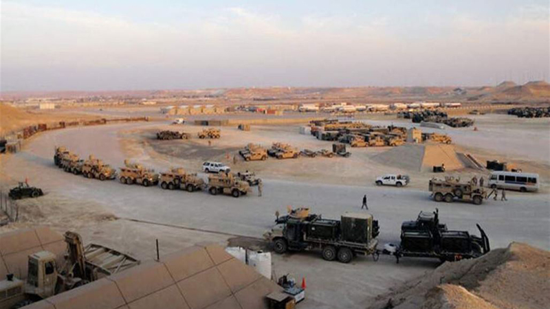 What is the fate of Ayn al-Asad and Harir bases after the U.S. troops withdraw from Iraq?