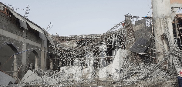 انهيار جامع قيد الإنشاء يخلف إصابتين جنوبي العراق 