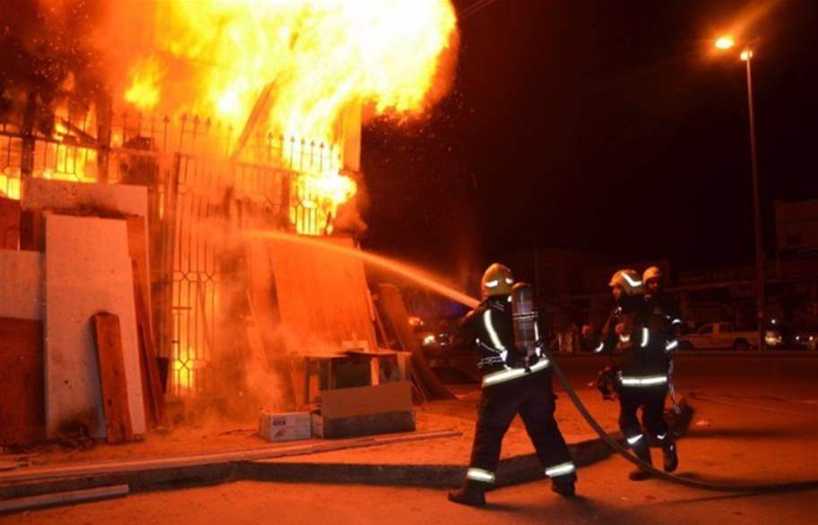 A fire broke out in a police station in Najaf