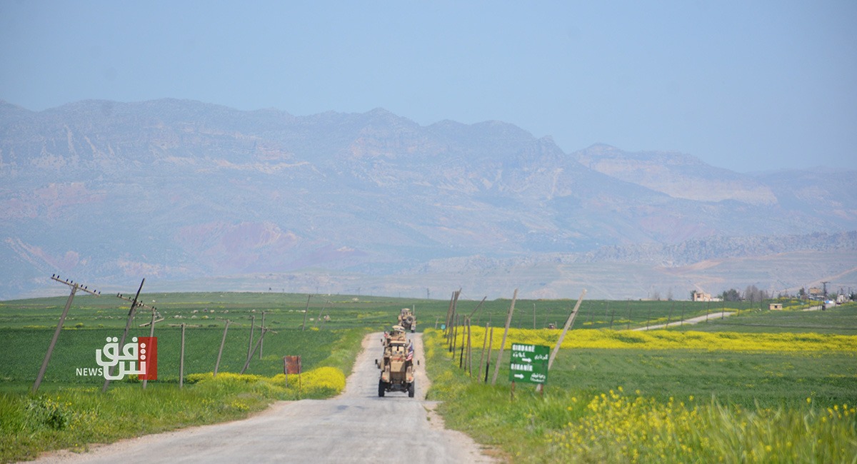 US units patrol in northeastern Syria 