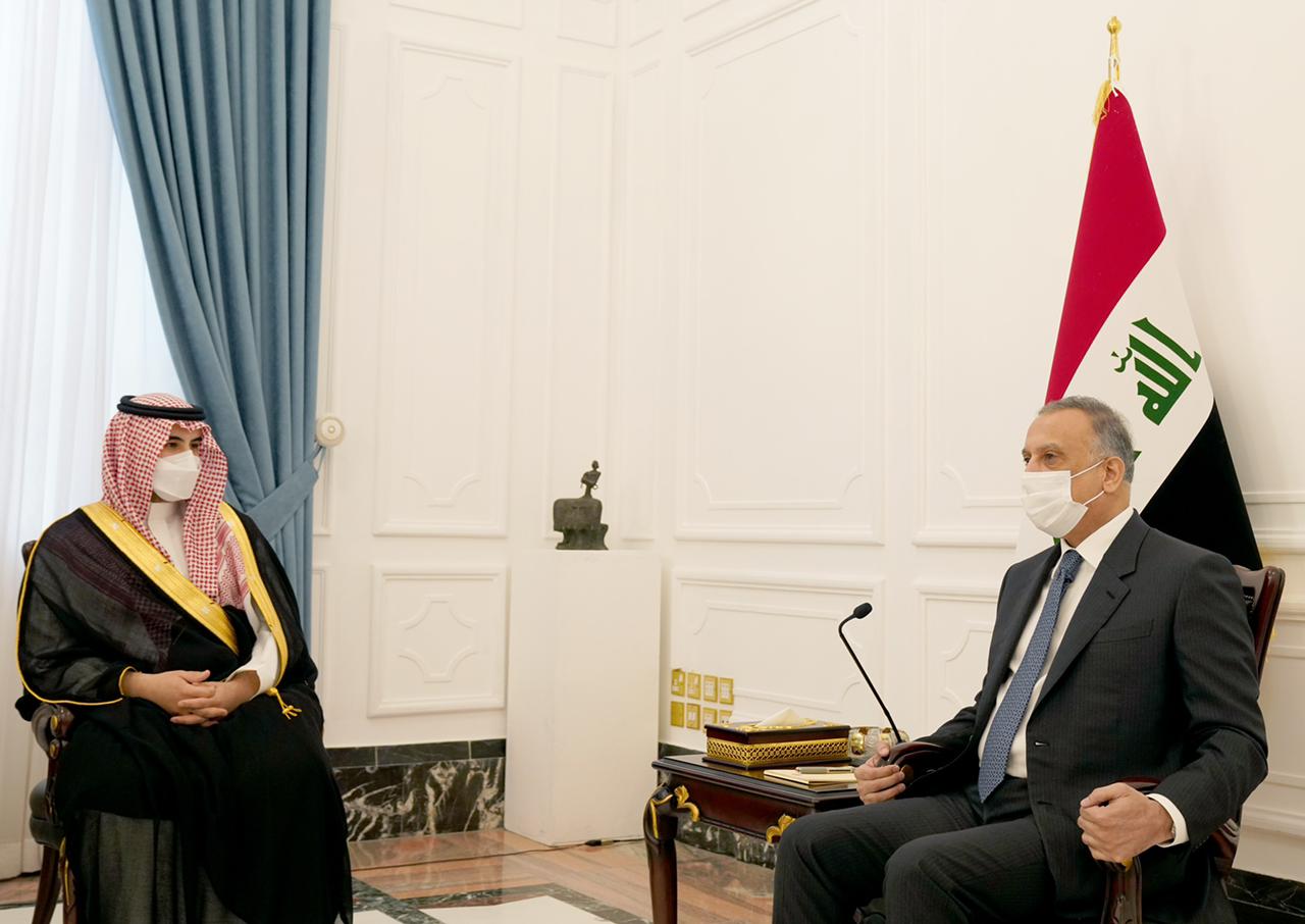 PM Al-Kadhimi meets Saudi GAMI Deputy head in Baghdad 