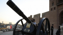 For the first time in a century.. the Iftar cannon fired in Erbil 