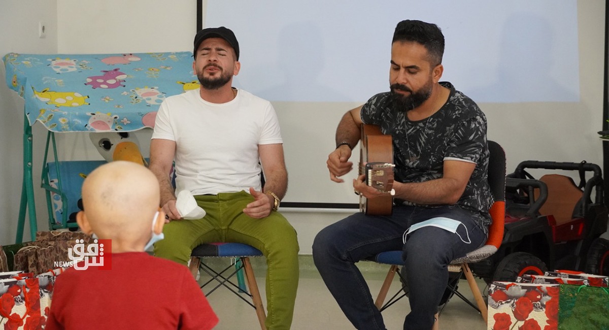 Baran Musical Band holds a concert for children at Hiwa Cancer Center 