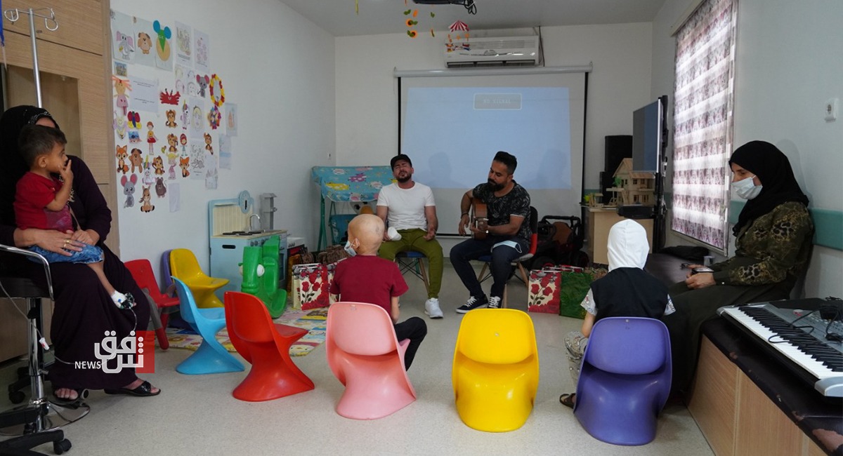 Baran Musical Band holds a concert for children at Hiwa Cancer Center 