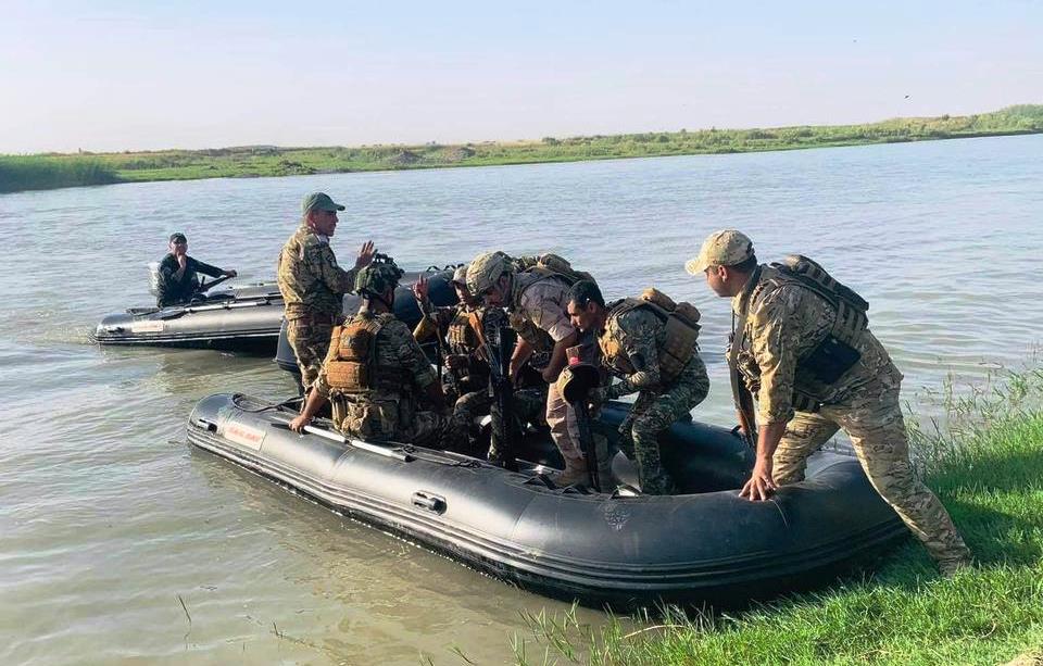 عملية أمنية مشتركة لتفتيش "جزر نهرية" جنوبي الموصل