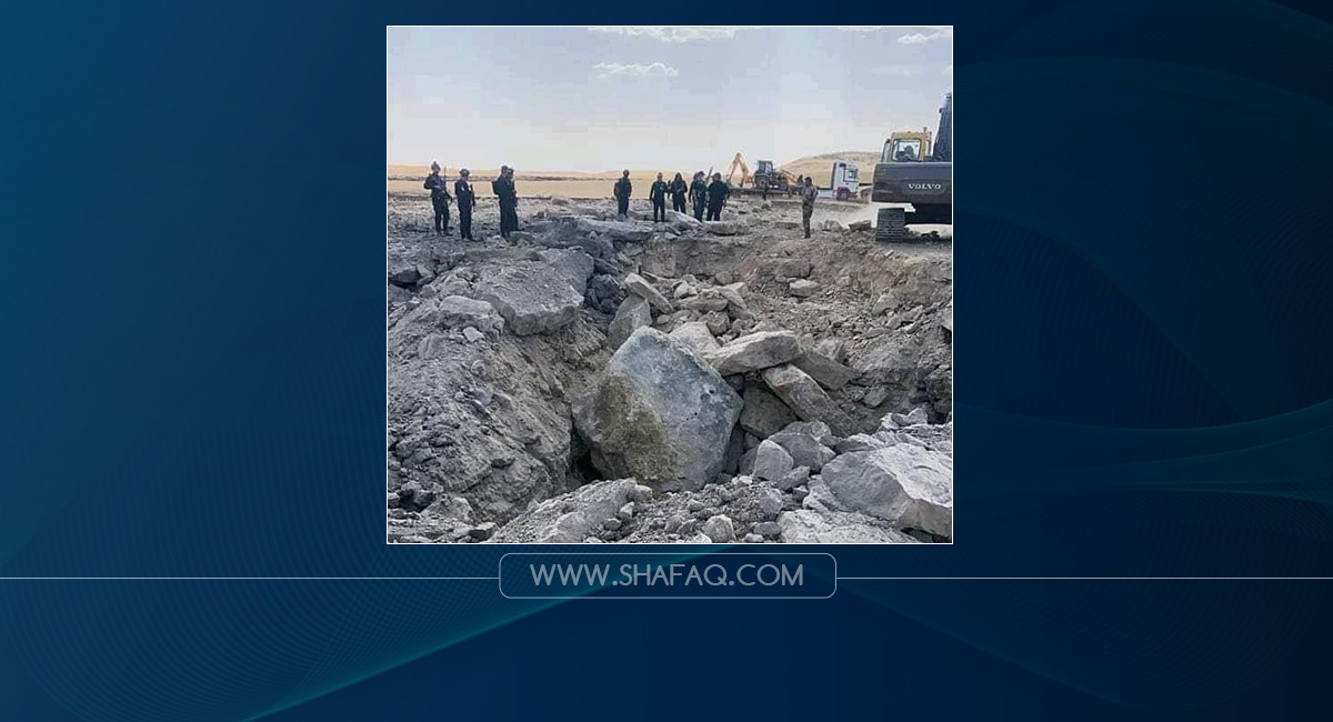 CTS comb ISIS tunnels after air raid