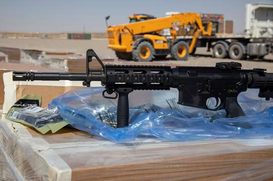 Iraq receives $1.4 million worth of military equipment from the US-led Coalition