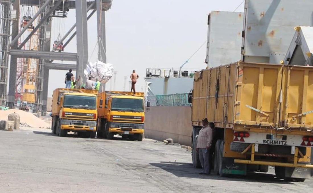 قرابة 62 ألف طن من الرز الباكستاني تصل الموانئ العراقية