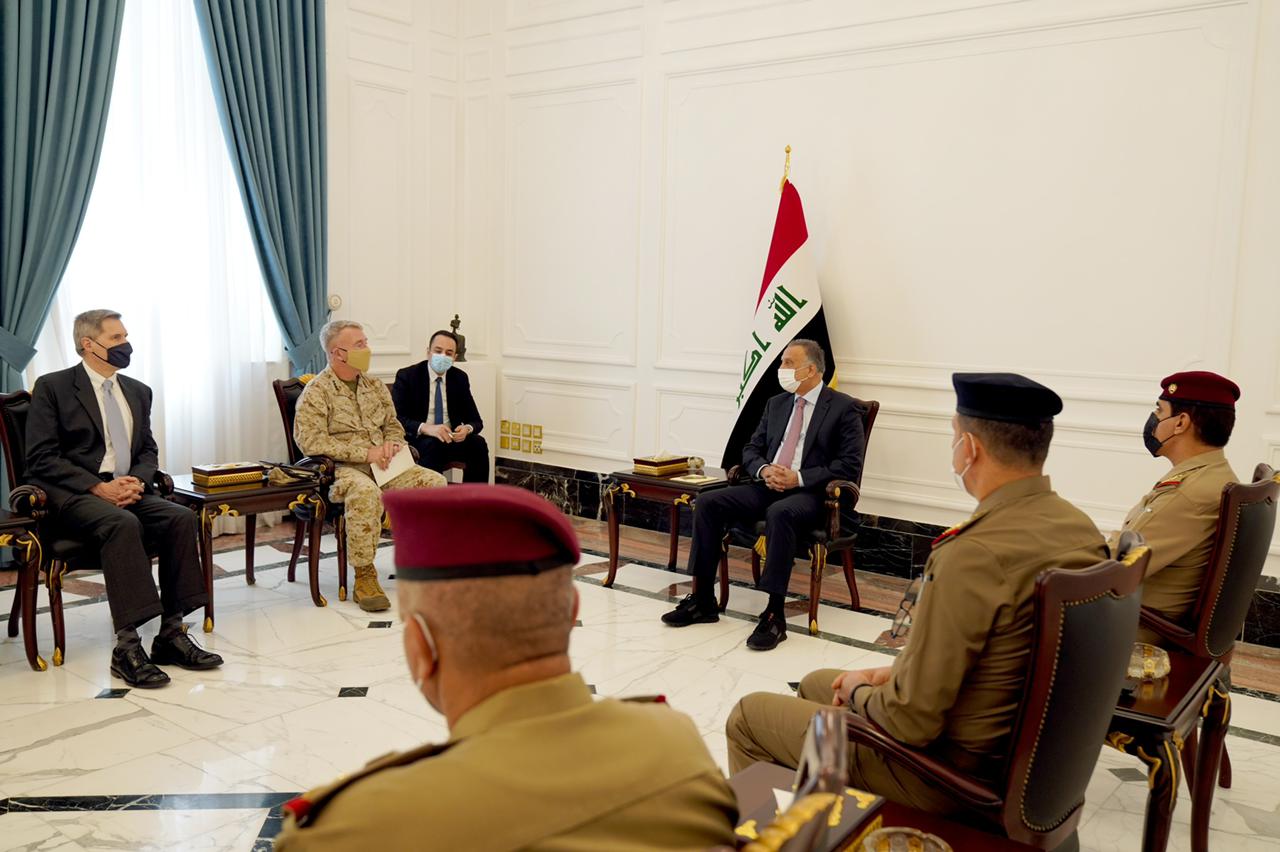 PM al-Kadhimi discusses steps of the US forces departure from Iraq with Gen. Mckenzie